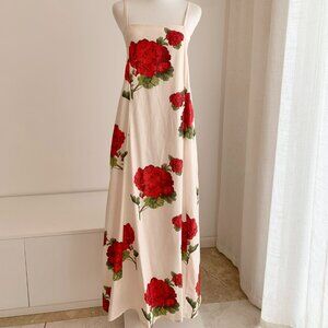 Morton Mac red floral sundress